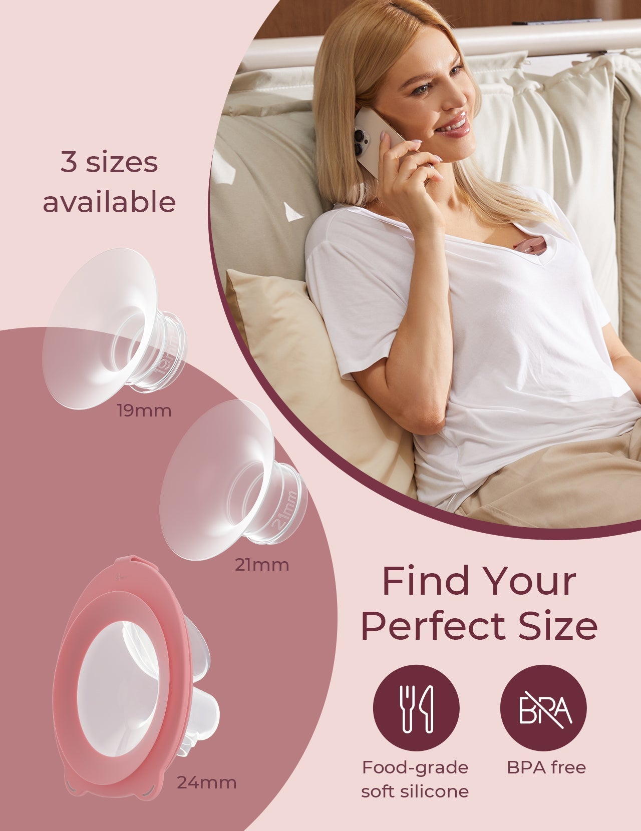 V1pro/V2pro Wearable Breast Pump Replacement Parts