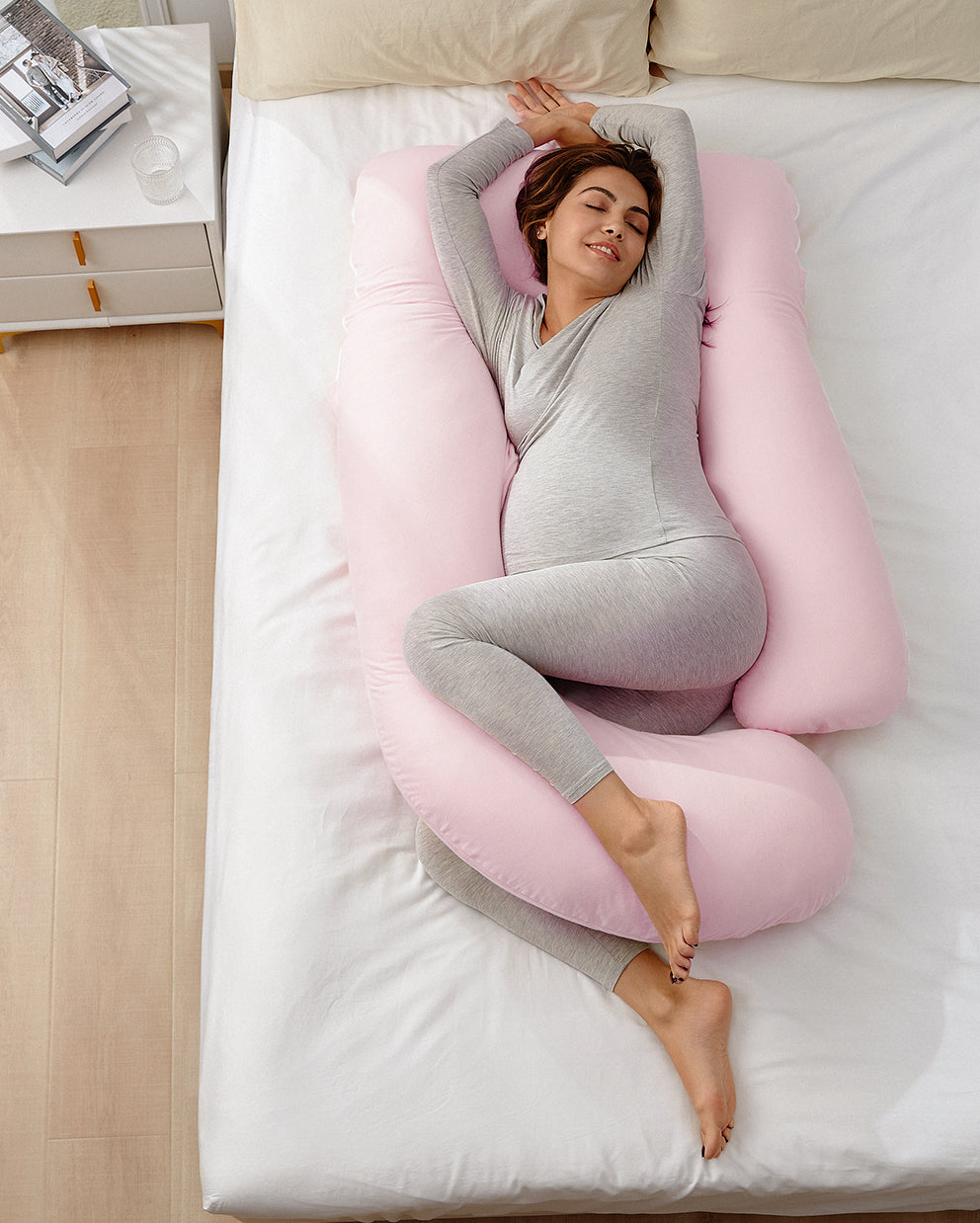 Huggable - U Shaped Maternity Body Pillow