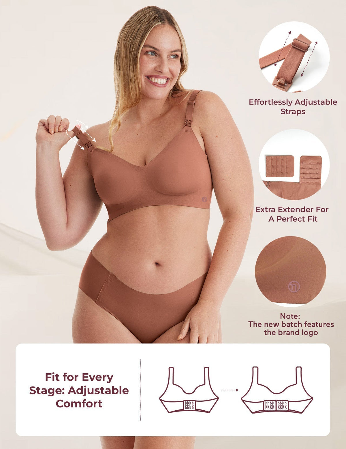 Ultra Soft Seamless Nursing Bra YN21