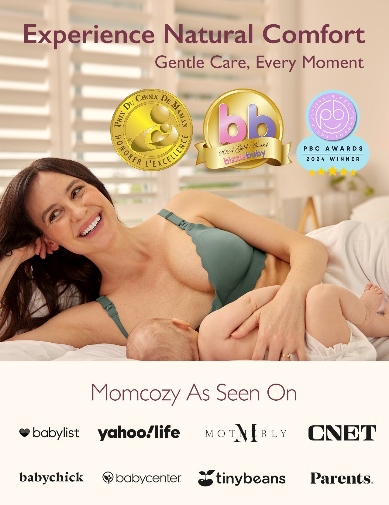 Jelly Strip Seamless Nursing Bra YN46 - Designed for M9 Pump