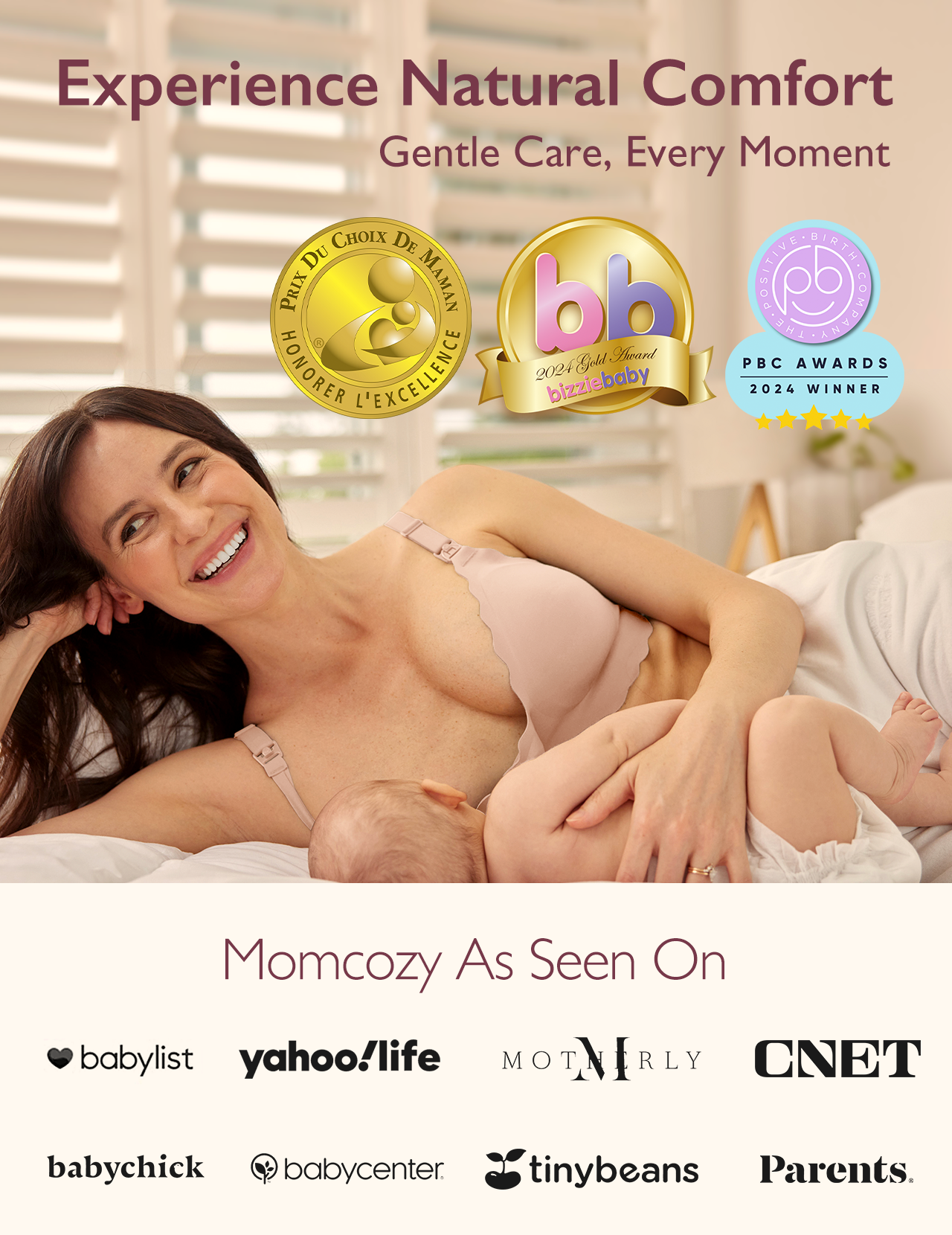 Jelly Strip Seamless Nursing Bra YN46 - Designed for M9 Pump