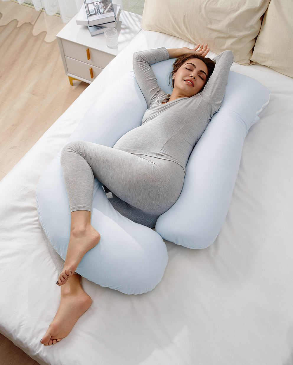 Huggable - U Shaped Maternity Body Pillow