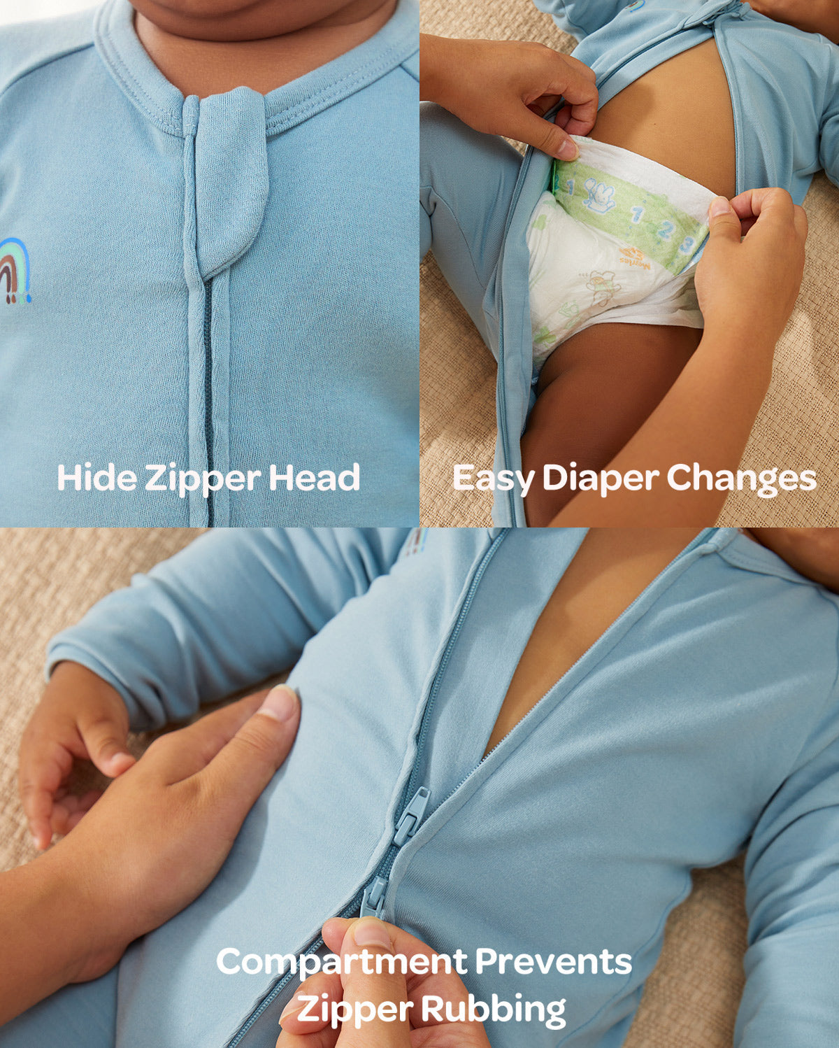 Momcozy Boy Girl Baby Pajamas - Newborn Sleepers