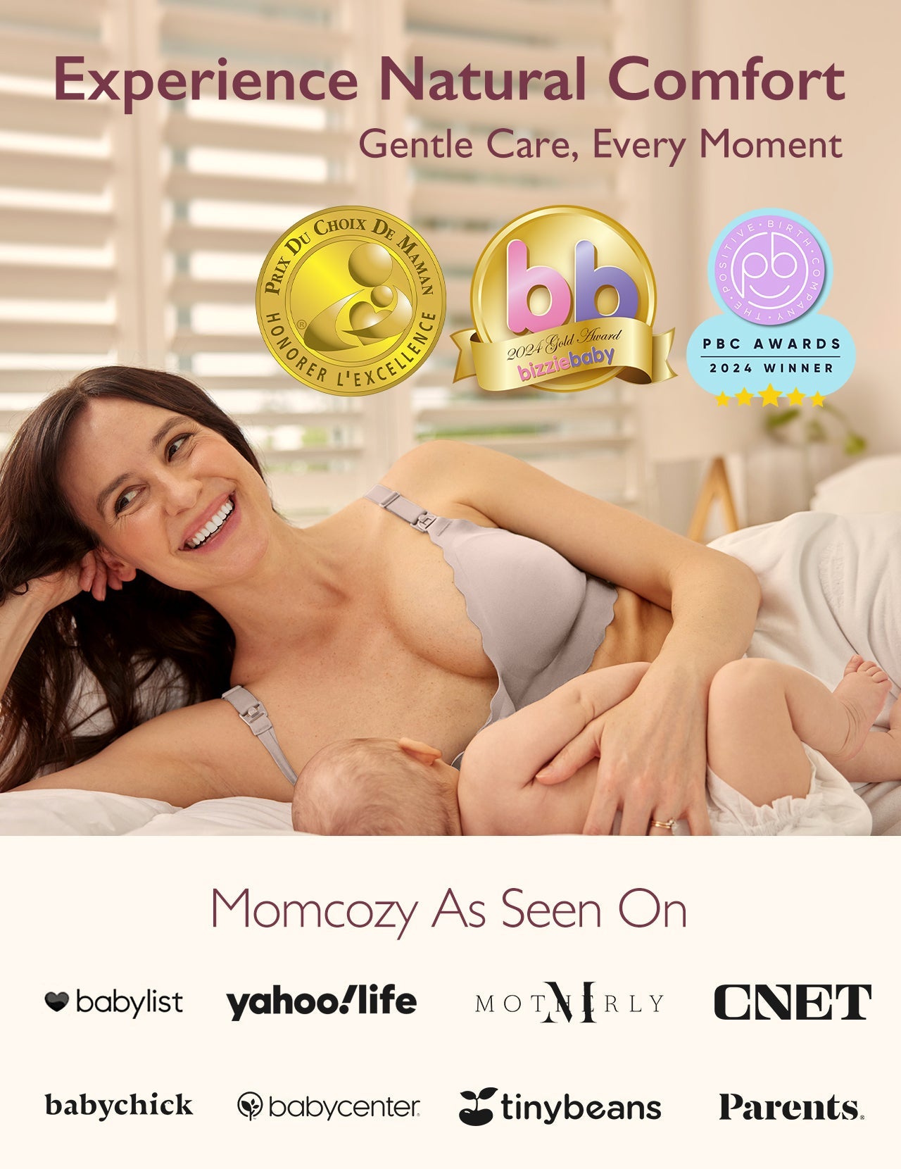 Jelly Strip Seamless Nursing Bra YN46 - Designed for M9 Pump
