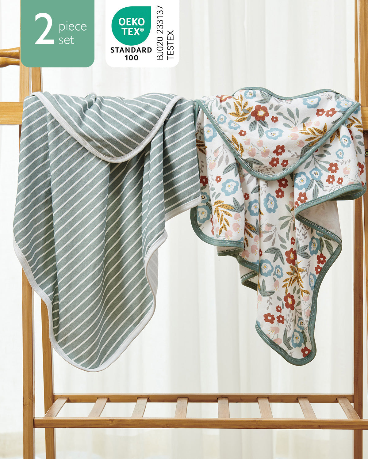 Baby Hooded Towel for Newborn Shower -  2-Pack