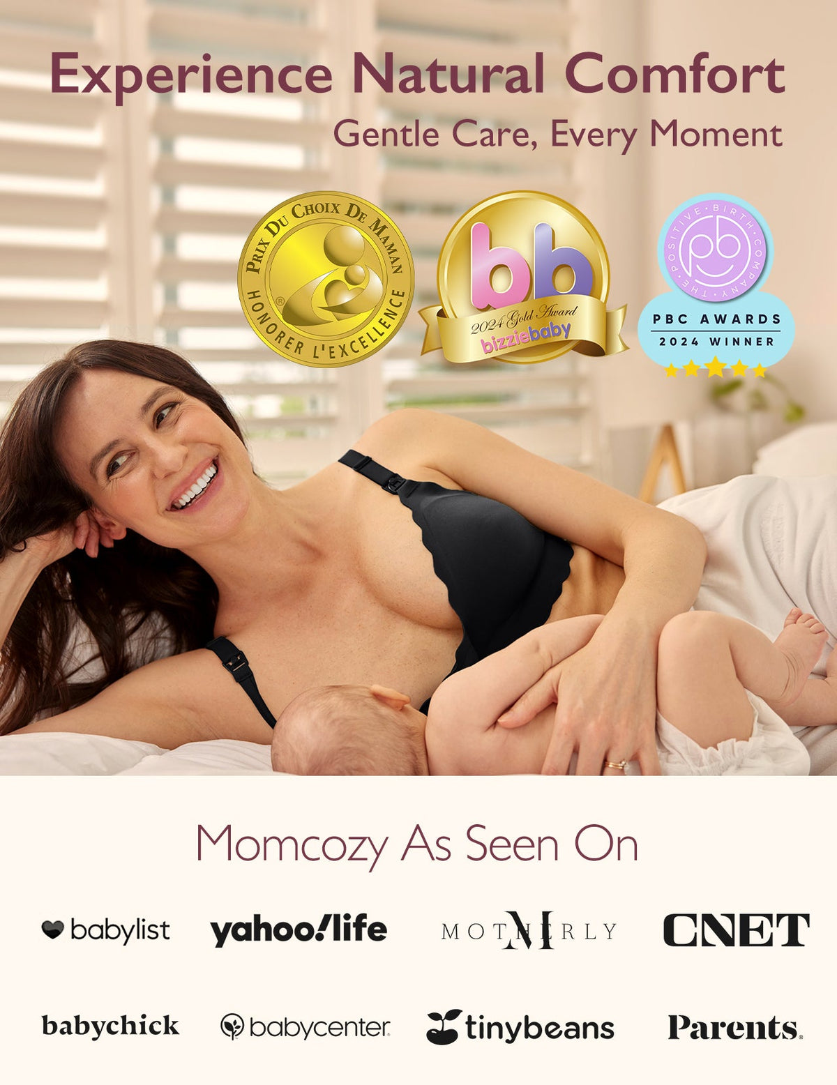 Jelly Strip Seamless Nursing Bra YN46 - Designed for M9 Pump