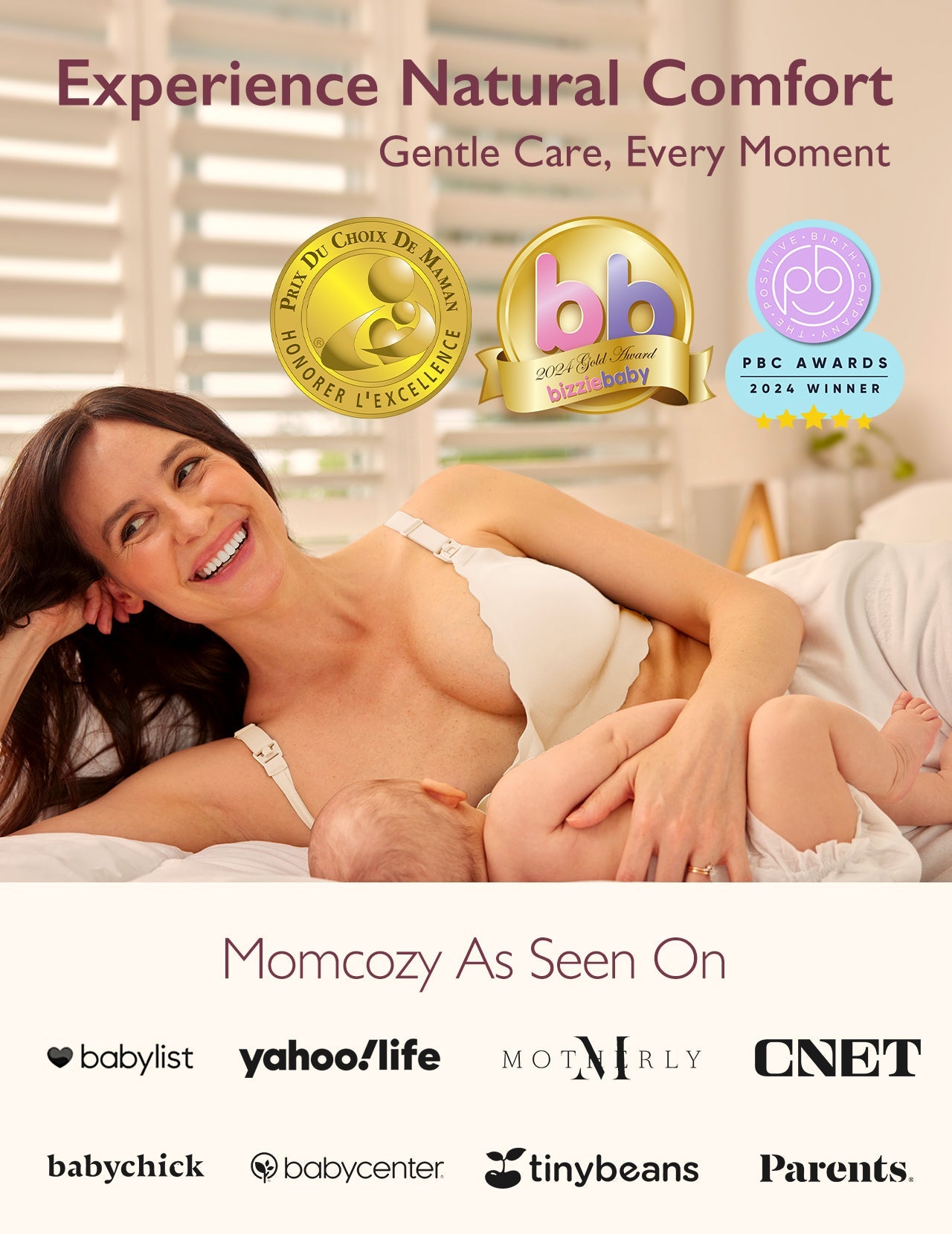 Jelly Strip Seamless Nursing Bra YN46 - Designed for M9 Pump