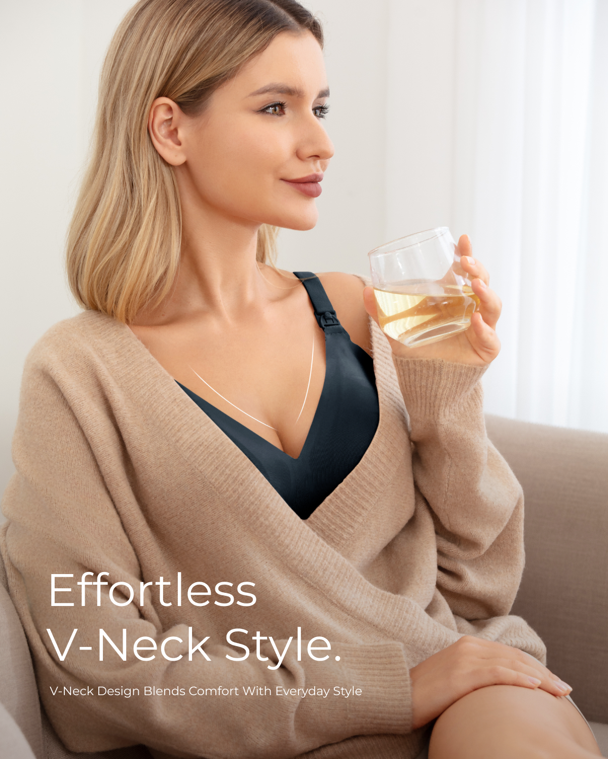 Momcozy CoolFit Nursing Bra - Ultra Stretch