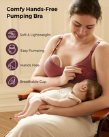 Momcozy Tencel™ Fabric Seamless Breast Pump Bra