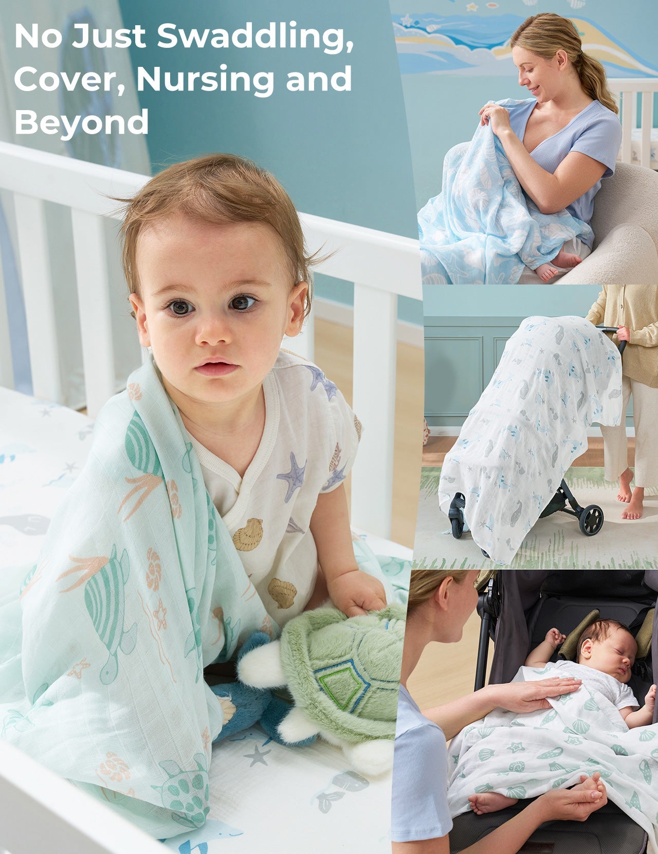 Momcozy Cooling Comfort Baby Swaddle
