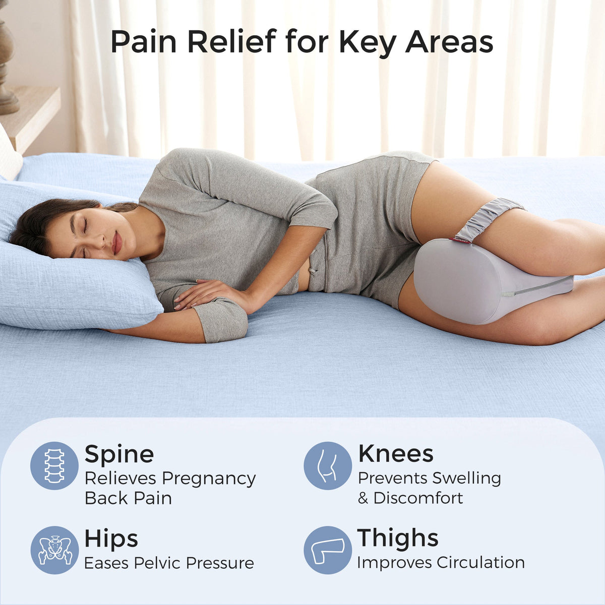 Momcozy Cooling Comfort Knee Pillows