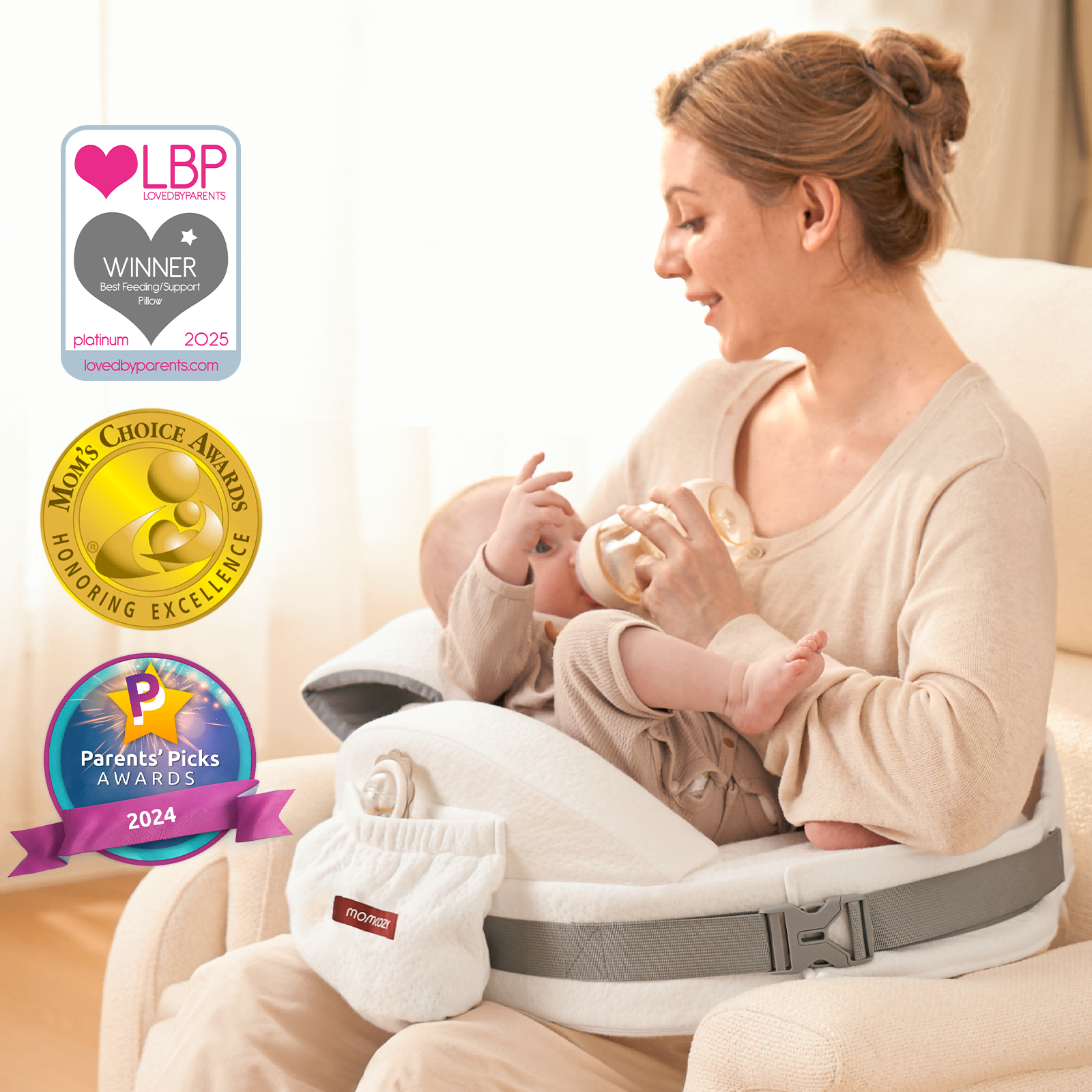 Momcozy MaxSupport Nursing Pillow