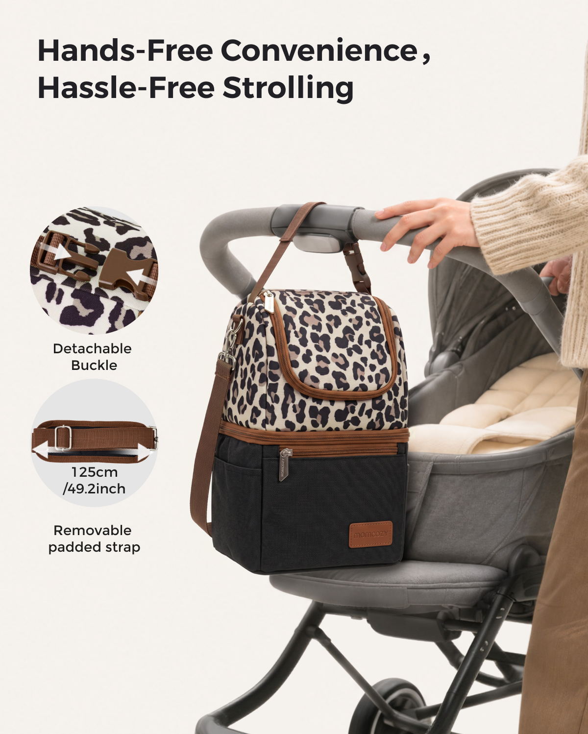 Momcozy Breastmilk Cooler Bag | Insulated Bottle Bag for Pumping & Travel