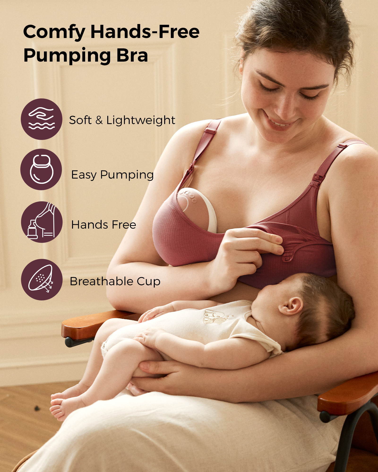 Tencel™ Fabric Seamless Bra