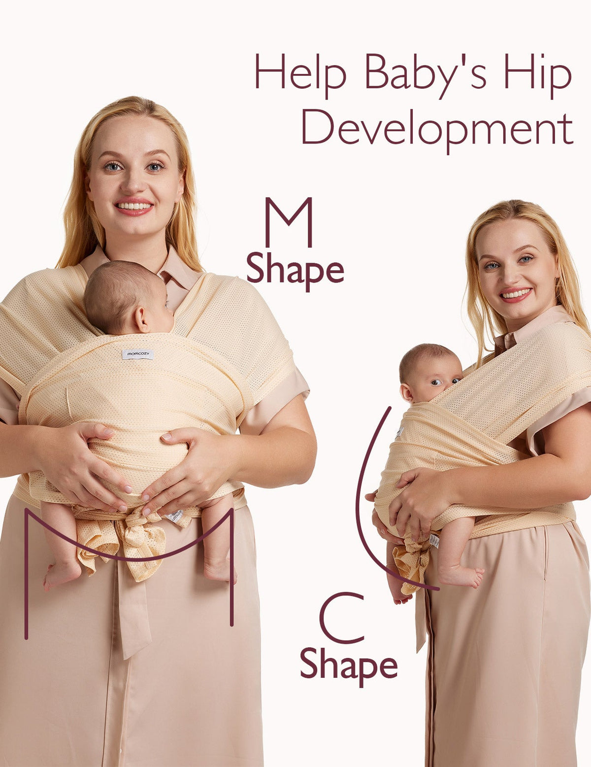 Momcozy SnapLite Cooling Mesh Wrap Carrier