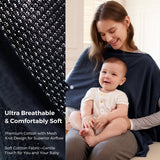 Momcozy Nursing Cover - Soft, Breathable, Multi-Use Privacy Poncho