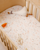 Momcozy Best Wishes Muslin Fitted Crib Sheets - Joy