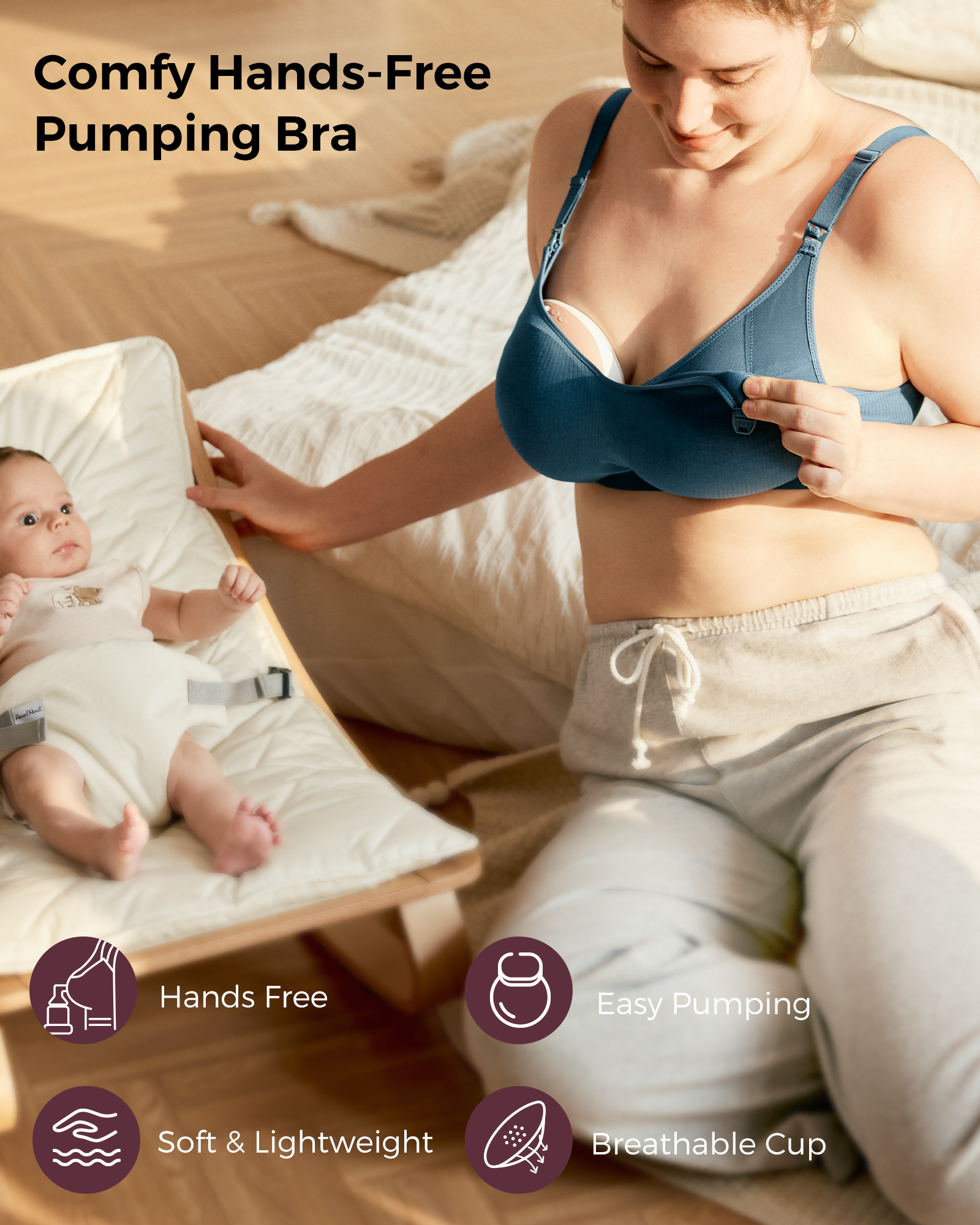 Tencel™ Fabric Seamless Bra