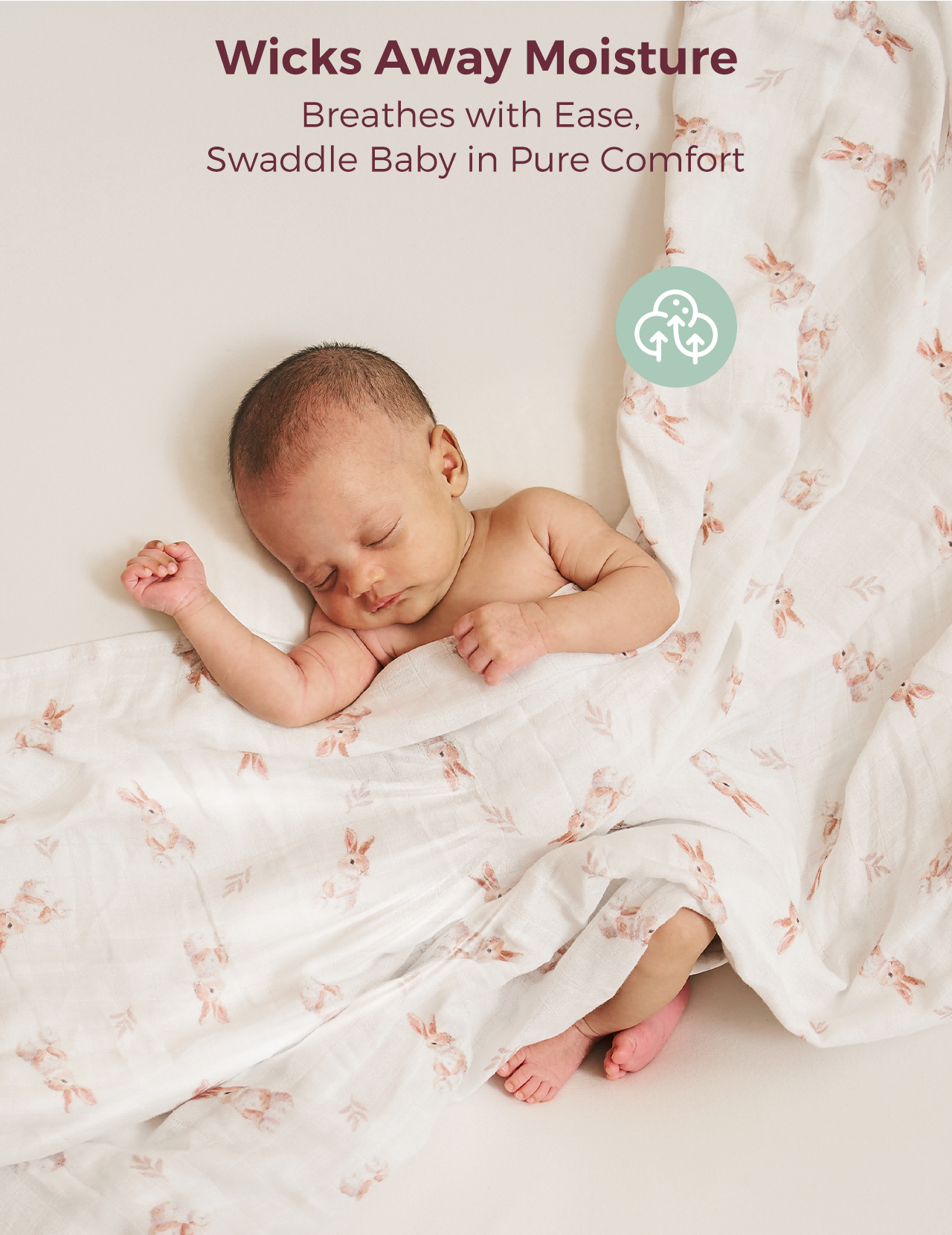 Momcozy Best Wishes Softness Swaddle Blankets -  Warmth