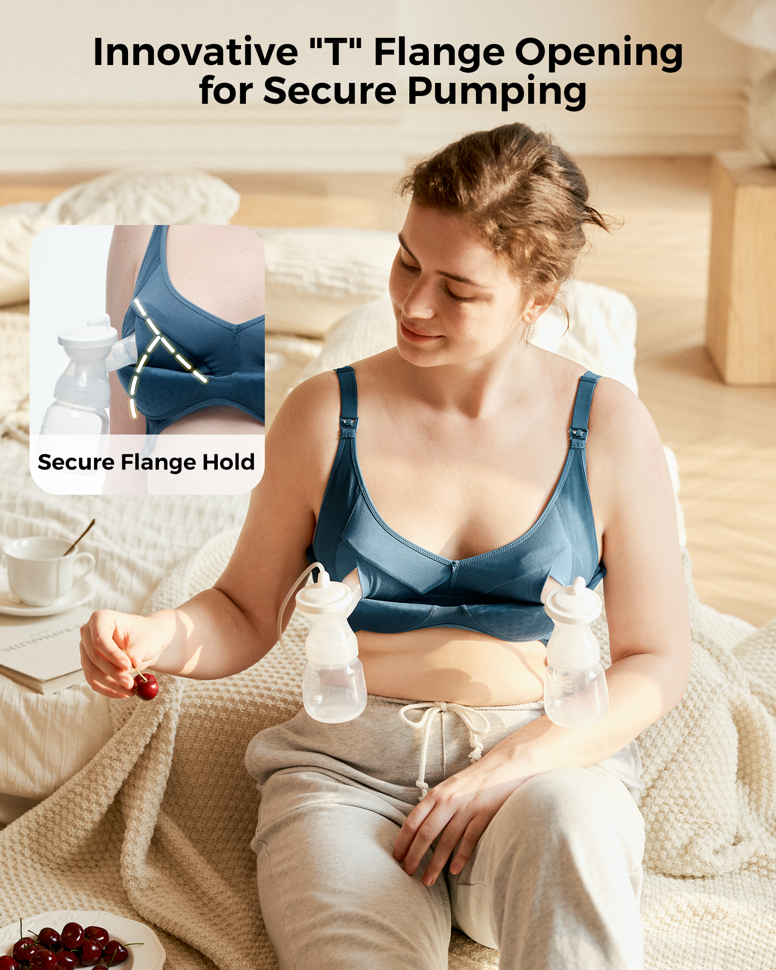 Tencel™ Fabric Seamless Bra