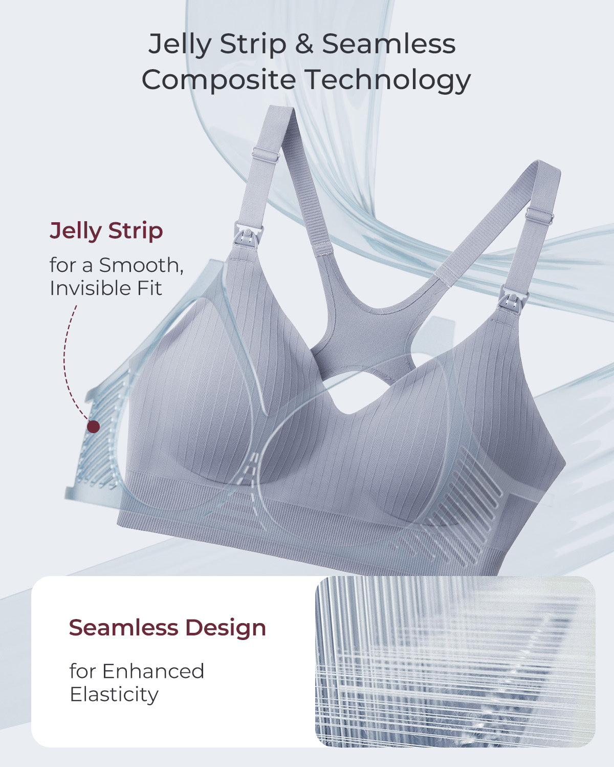 Momcozy CoolFit Nursing Sports Bra - Racerback