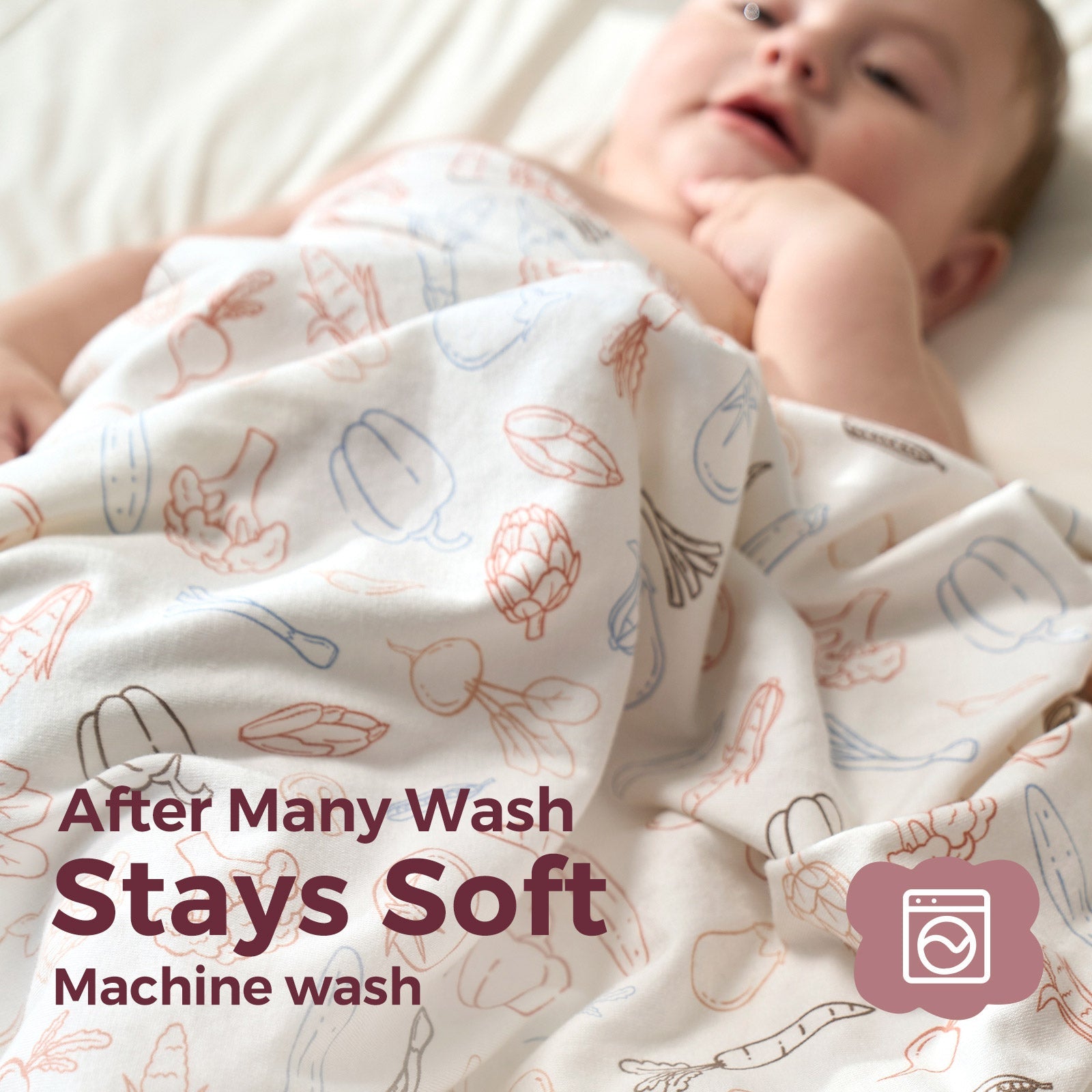 Momcozy Best Wishes Baby Hooded Towel - Joy