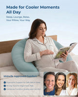 J Shaped Maternity Body Pillow