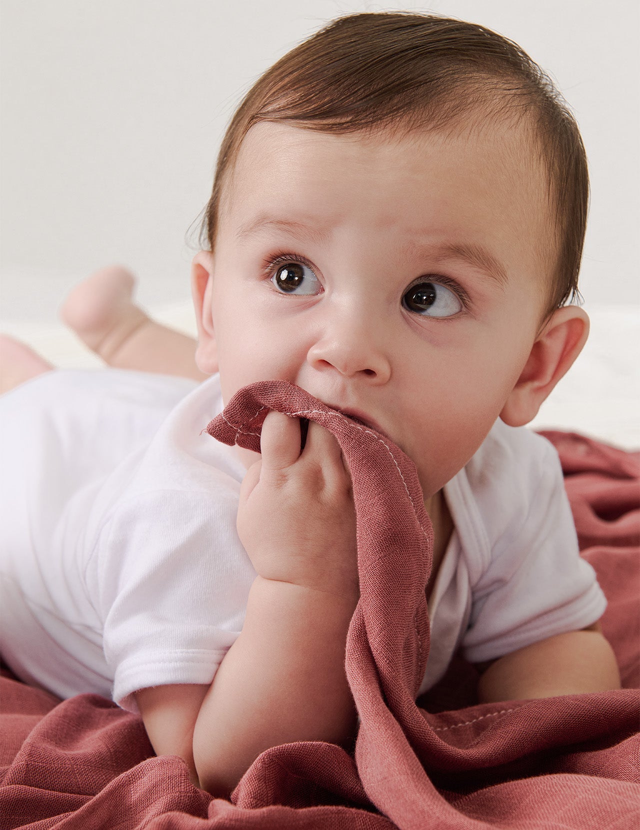 Momcozy Softness Swaddle Blankets -  Brown (4 Pack)