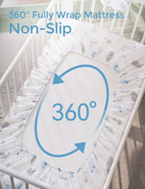 Momcozy Cooling Comfort Baby Fitted Crib Sheet