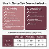 Momcozy Compression Socks for Pregnancy Women, 2 Pack 15-20 mmHg