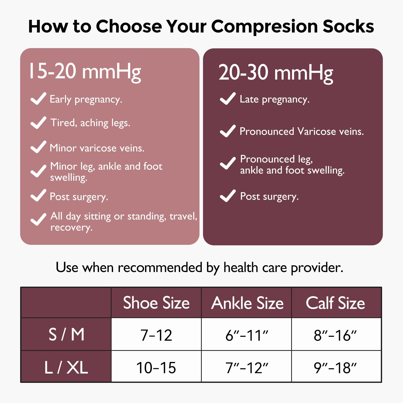Momcozy Compression Socks for Pregnancy Women, 2 Pack 15-20 mmHg
