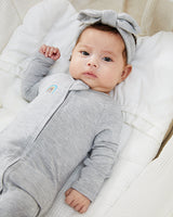 Momcozy Boy Girl Baby Pajamas - Newborn Sleepers - Blue & Grey