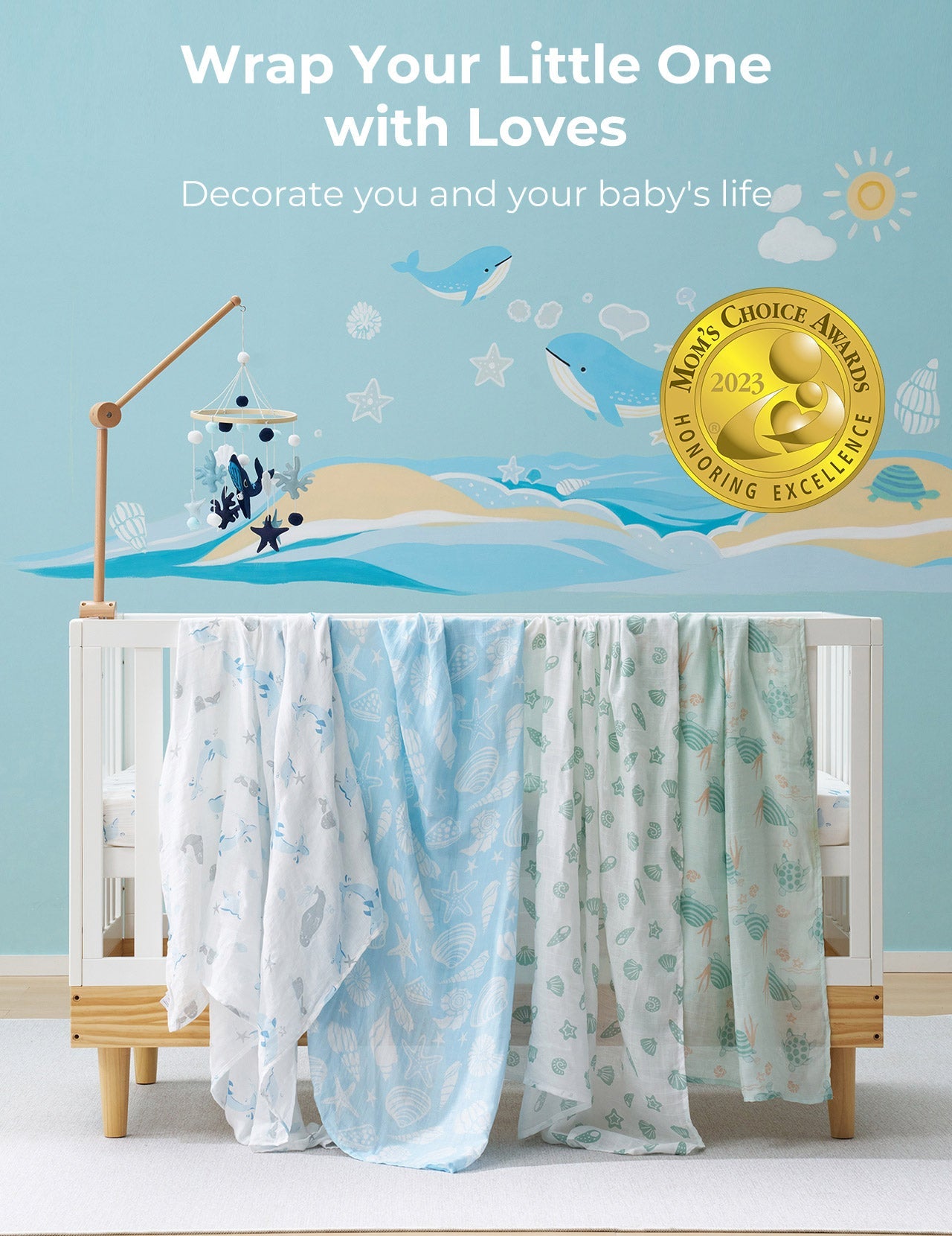 Momcozy Cooling Comfort Baby Swaddle