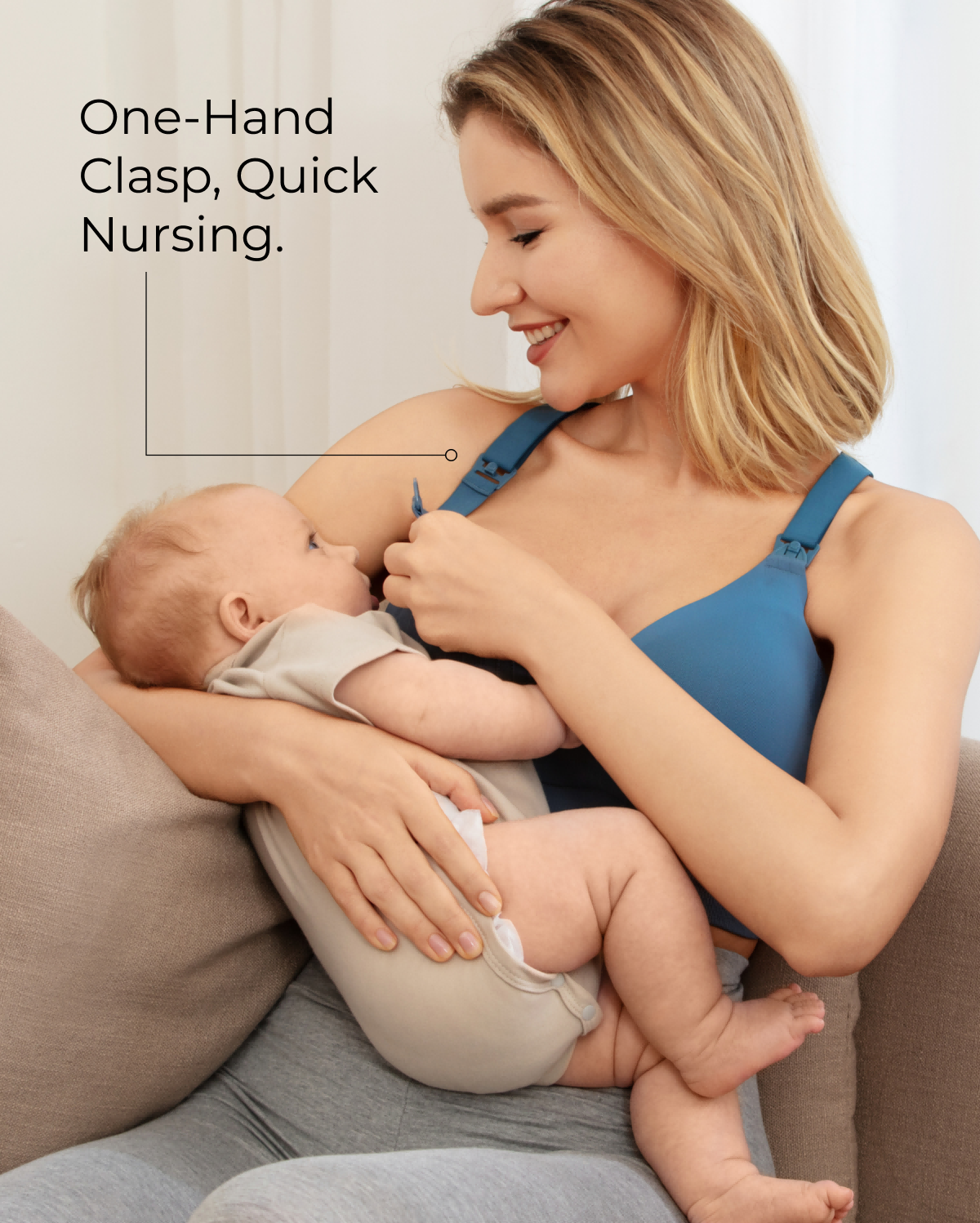 Momcozy CoolFit Nursing Bra - Ultra Stretch