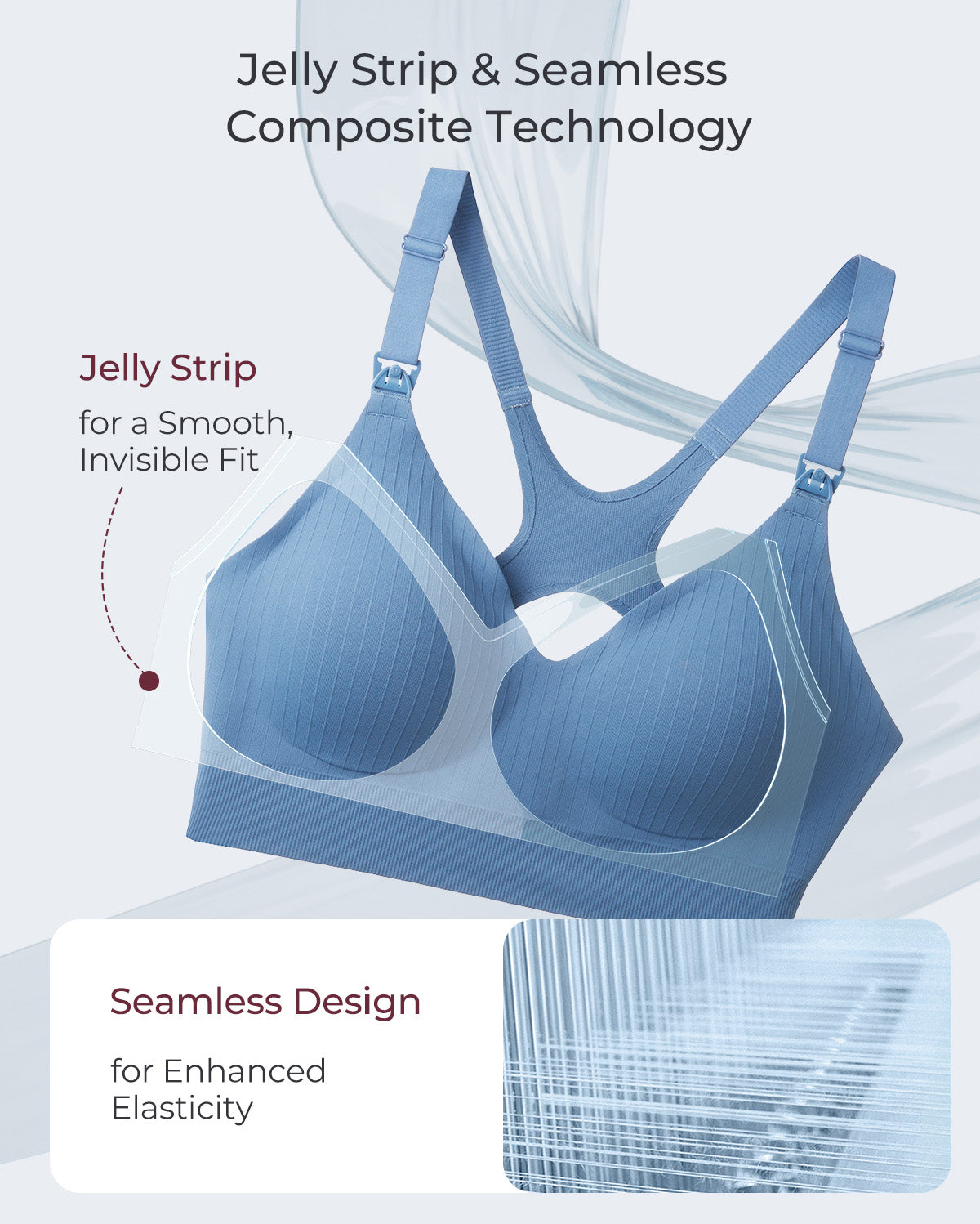 Momcozy CoolFit Nursing Sports Bra - Racerback