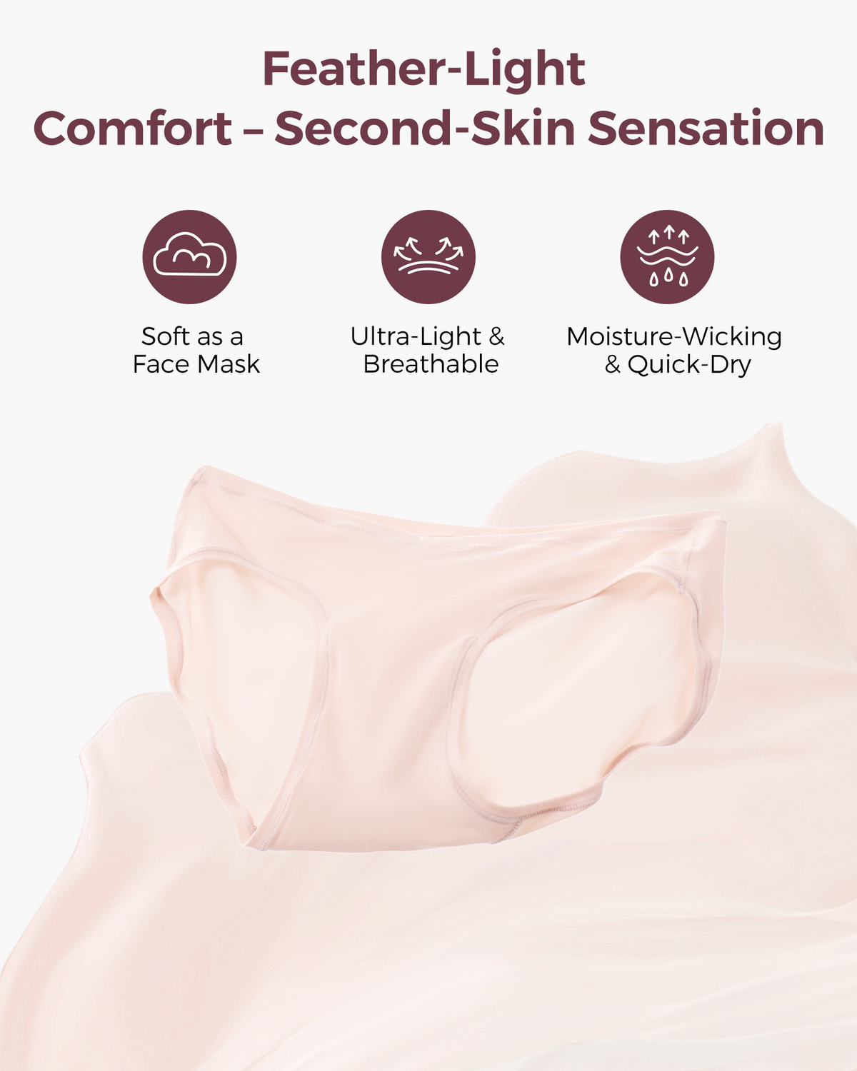 Momcozy SkinHug One-Size Maternity Underwear - 3 Pack