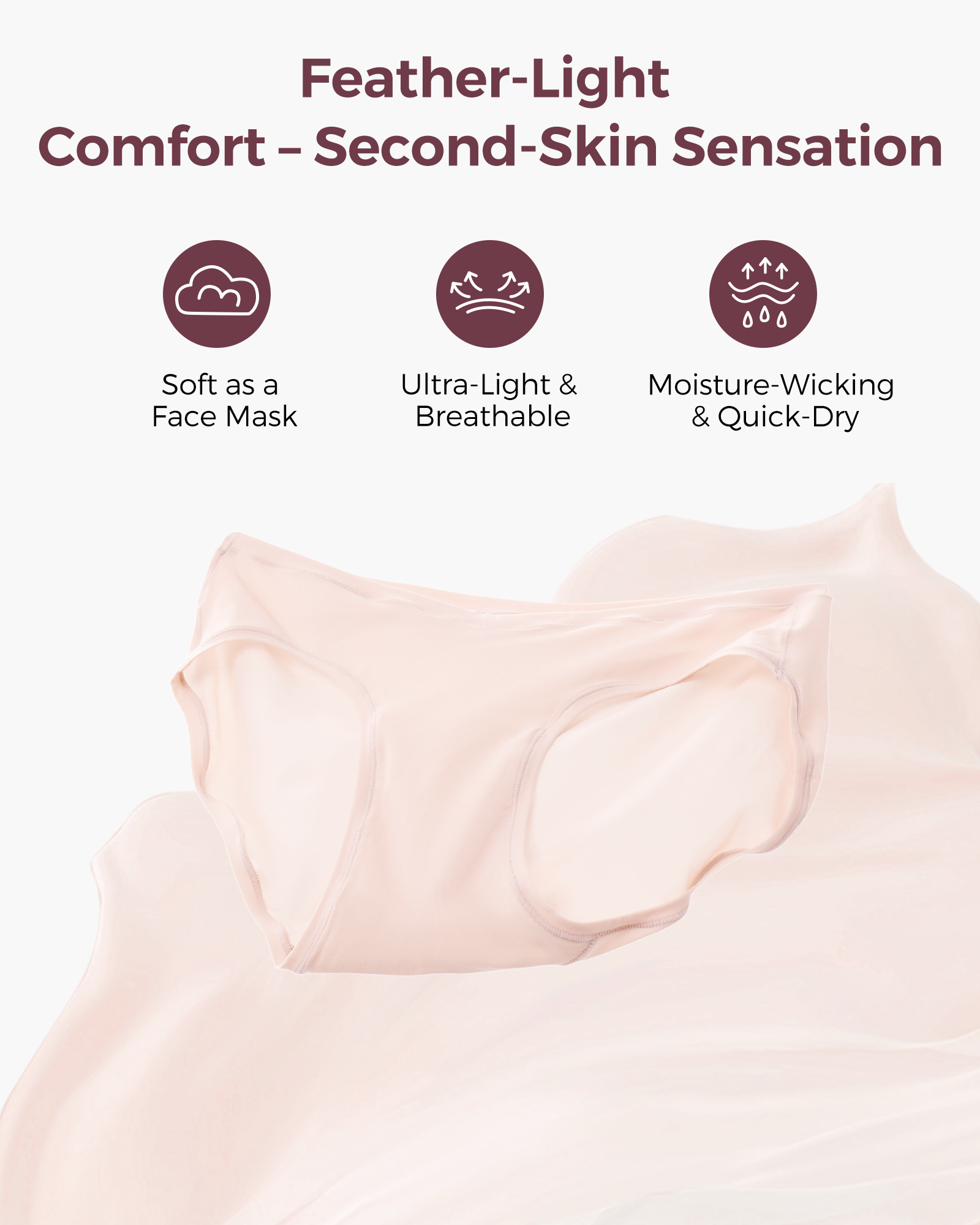 Momcozy SkinHug One-Size Maternity Underwear - 3 Pack