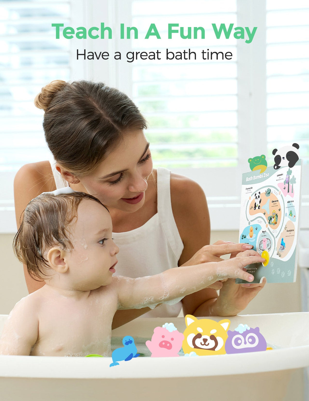 Frog-Shaped Natural Bath Bombs Gift Set (14 Pcs)