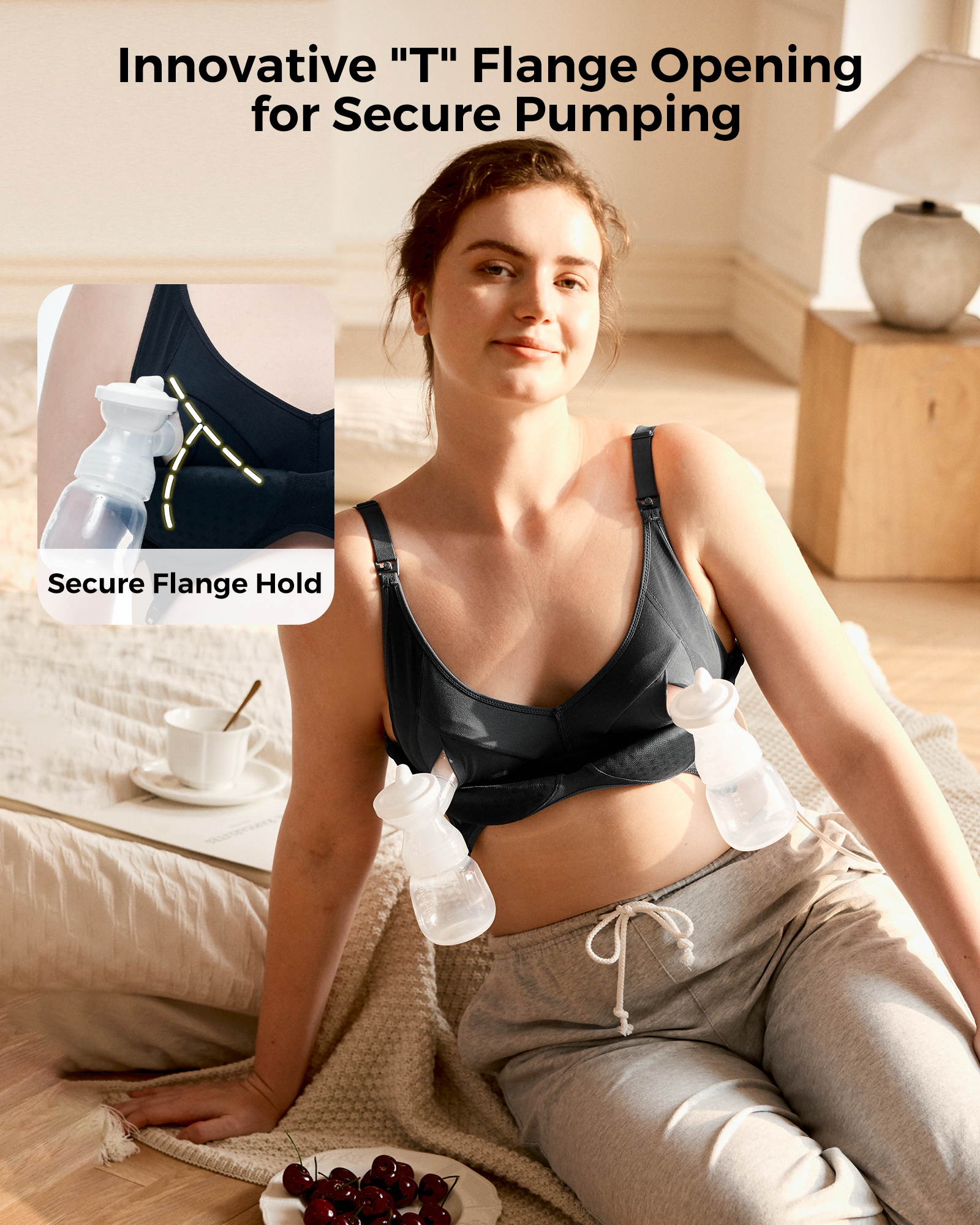 Tencel™ Fabric Seamless Bra