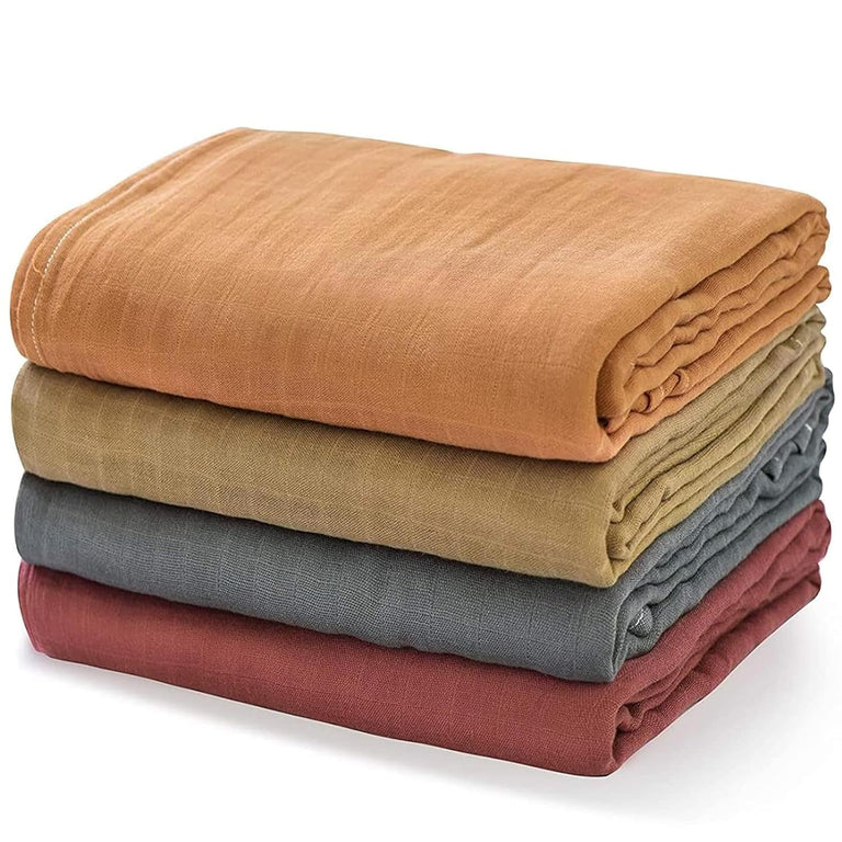 Translation missing: en.Momcozy Softness Swaddle Blankets -  Brown (4 Pack)