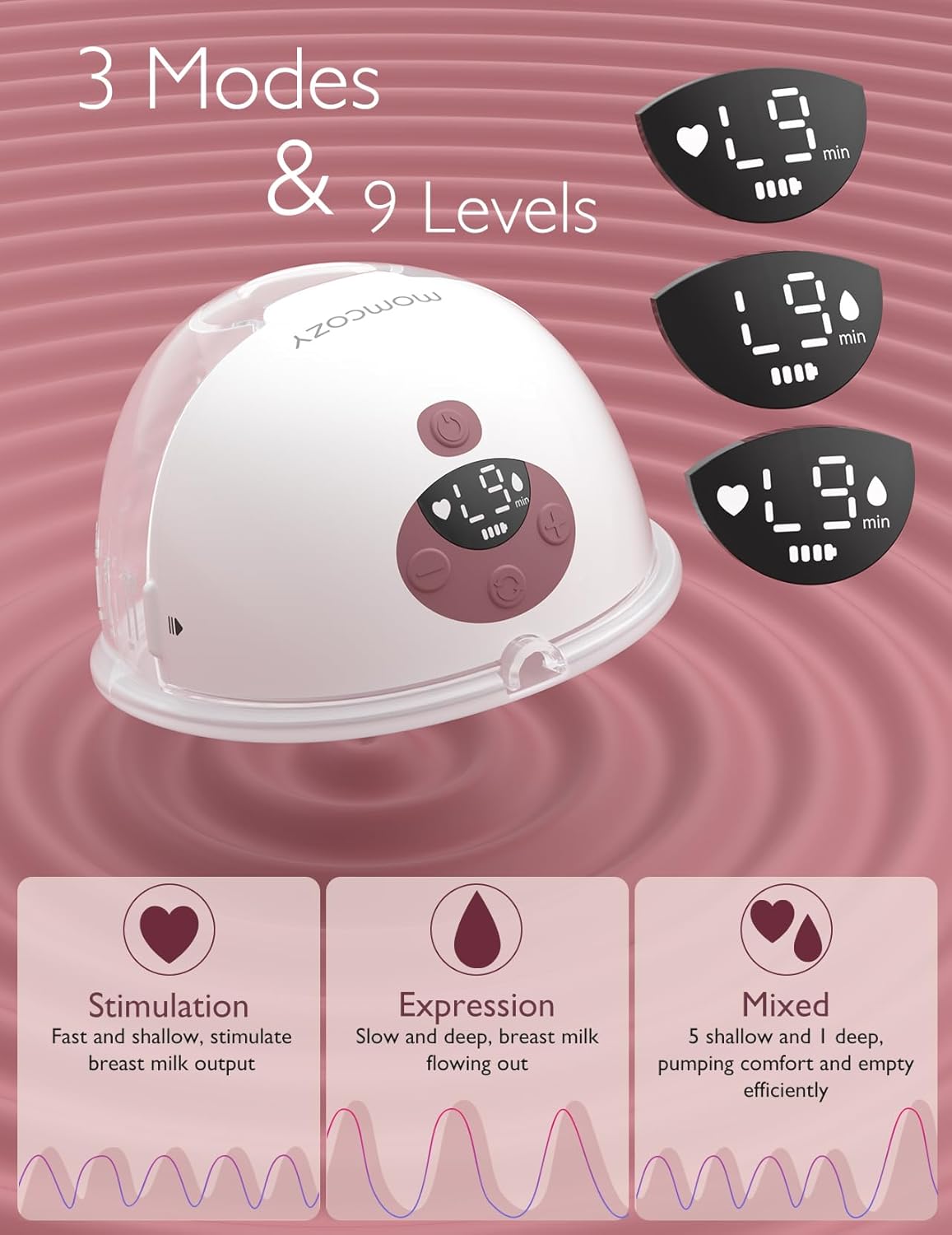 All-in-one M5 Lite Wearable Breast Pump