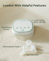 Momcozy BreezyClear Pro™ 2-in-1 Spray & Suction Electric Nasal Aspirator