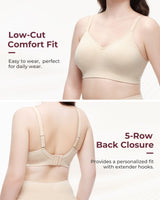 Momcozy U.S. Cotton Seamless Wireless Everyday Bras