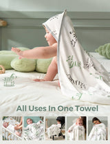 Momcozy Best Wishes Baby Hooded Towel - Bravery