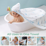 Momcozy Cooling Comfort Baby Hooded Bath Towel