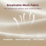 Momcozy baby carrier with breathable, moisture-wicking mesh fabric for optimal baby comfort.