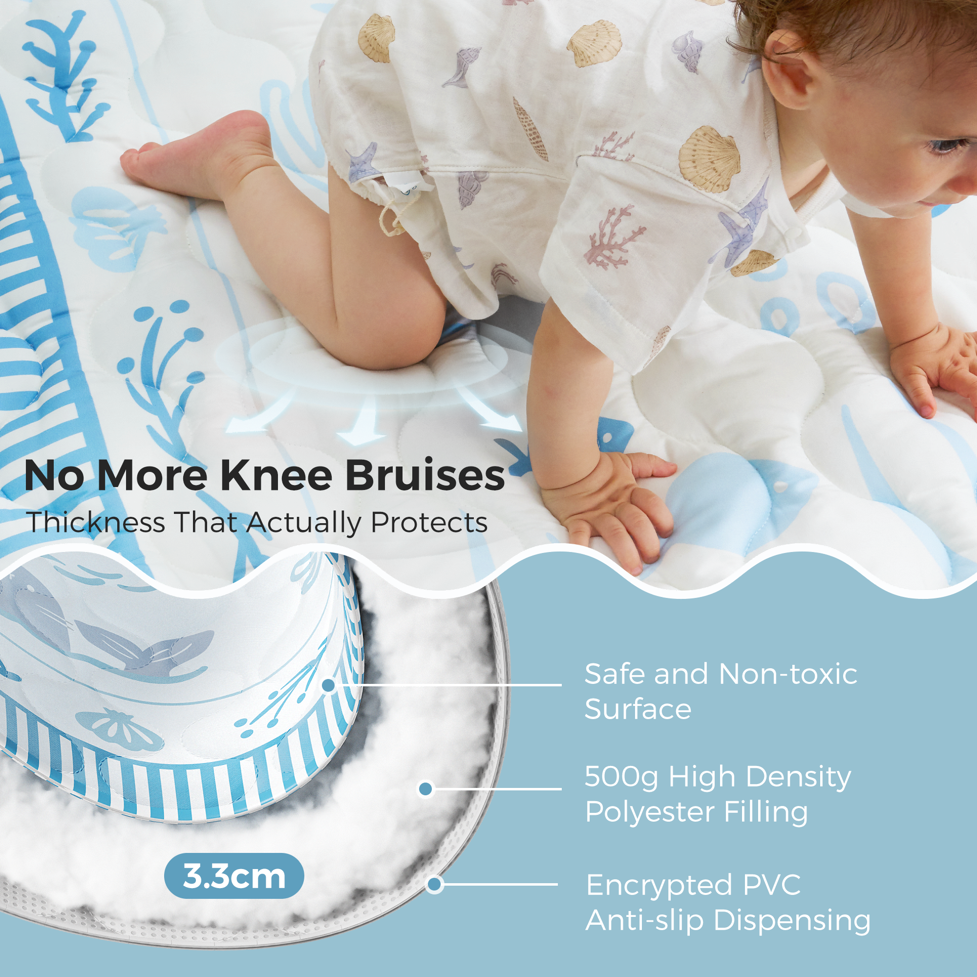 Momcozy Cooling Comfort Baby Portable Playmat
