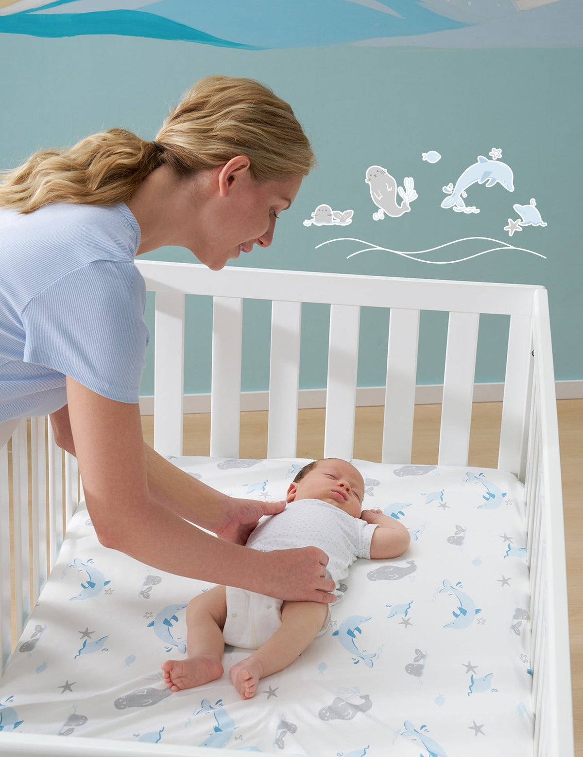 Momcozy Cooling Comfort Baby Fitted Crib Sheet