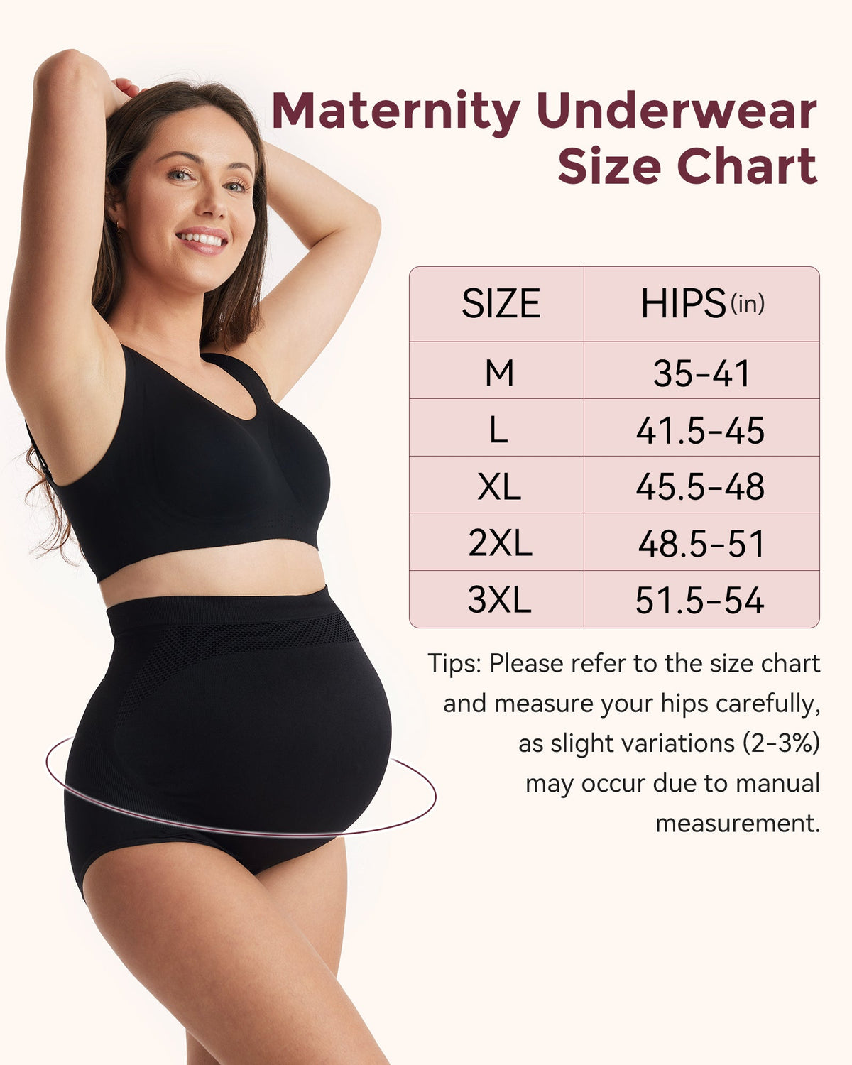 High Waist Pregnancy Seamless Soft Belly Support Panties