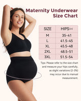 High Waist Pregnancy Seamless Soft Belly Support Panties